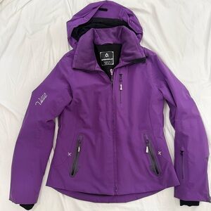Völkl Women’s Ski Snowboard Winter Sport Jacket Purple Sensortex 10K Size 10